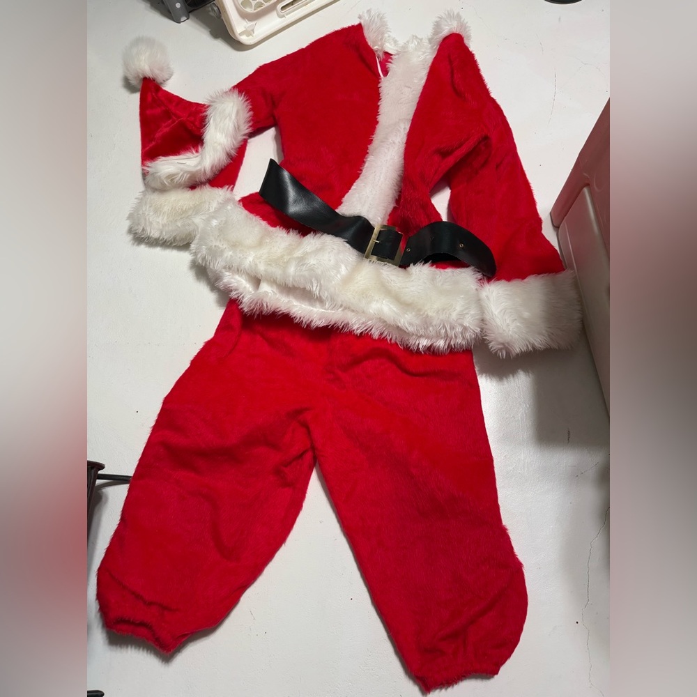 Vintage Santa’s Best Santa Claus costume size large includes all shown